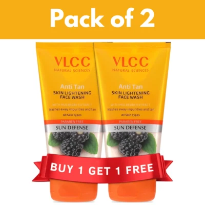 VLCC Anti Tan Skin Lightening Face Wash, Anti Tan & Brightening Sunscreen 150ml - Image 1 of 4
