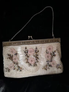 Vintage 1970s Beaded Purse - Picture 1 of 7
