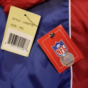 ✅NY GIANTS Pullover Windbreaker Nylon Jacket W/ Pockets Men's XXL Authentic NFL - Picture 1 of 10