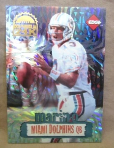 DAN MARINO 1996 COLLECTOR'S EDGE HOLOFOIL REF DOLPHINBILIA 24KT!DOLPHINS QB HOF - Picture 1 of 2