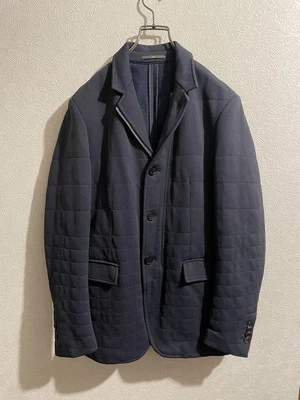 FENDI quilted tailored jacket navy men's MADE IN ITALY  size 44 From Japan  - Image 1 of 4