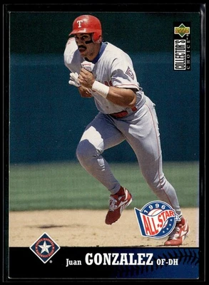Juan Gonzalez 1997 Collector's Choice #240 Texas Rangers - Image 1 of 2
