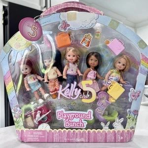 Barbie Kelly Club 5 Spielplätze Bündel fünf Puppen Spielset Mädchen Mattel 2005 J3693 - Bild 1 von 9