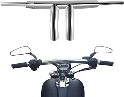8"  Rise Ape Hangers Handlebar For Harley Softail Dyna Sportster XL Foto 1 de 4