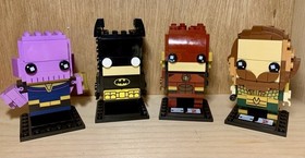 Lego SH Brickheadz Lot- Batman 41585 Flash 41598 Thanos 41605 Aqua Man 41600