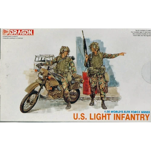US LIGHT INFANTRY KIT 1:35 Dragon Kit Figure Militari Modellino Nuovo - Immagine 1 di 1