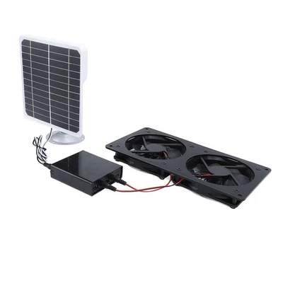 Solarpanel -Abluftventilator 20W Effizienter IPX7 Wasserdichte Solarantrieb - Bild 1 von 4
