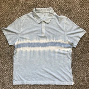 UNTUCKit Polo Para Hombre Talla XL Azul Claro Omes 100% Algodón Pullover Corto Slv - Imagen 1 de 11