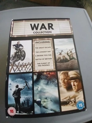 war collection dvd the great escape the longest day a bridge too far + more - Image 1 of 4