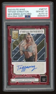 TIFFANY STRATTON 2023 PANINI DONRUSS ELITE WWE Autograph AUTO CARD 44/49 PSA 10 - Picture 1 of 2