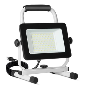 Luz de Trabajo LED de 6000 Lúmenes con Soporte, Luz de Inundación Impermeable 60W, Brillo S... - Imagen 1 de 7