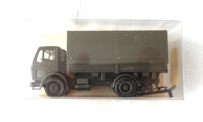 Herpa/Maag H0 #1028 MB Lkw 5t Pritsche/eckige Plane BW - Neu in OVP - Bild 1 von 4