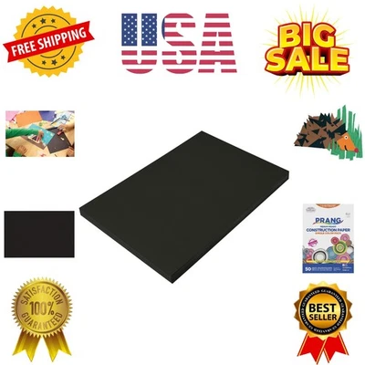 Papel de construcción antigua, negro, 12" x 18", 100 hojas Foto 1 de 4