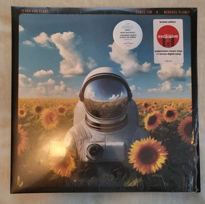 Tears For Fears Songs For A Nervous Planet Watermelon Cream Vinyl NEW/Damaged - Picture 1 of 3