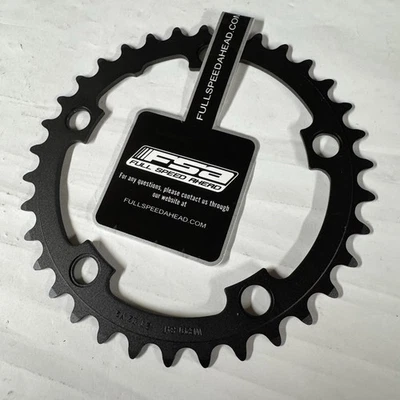 FSA 34t Road Bike Cycle 2X11 Speed 110X34T Black 5H Chainring New 10 11 Speed - Image 1 of 4