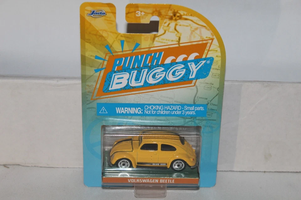 Jada Punch Buggy Volkswagen Beetle Yellow "Slug Bug" - Image 1 of 1