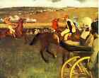 A4 photo Degas The Racecourse Amateur Jockeys
