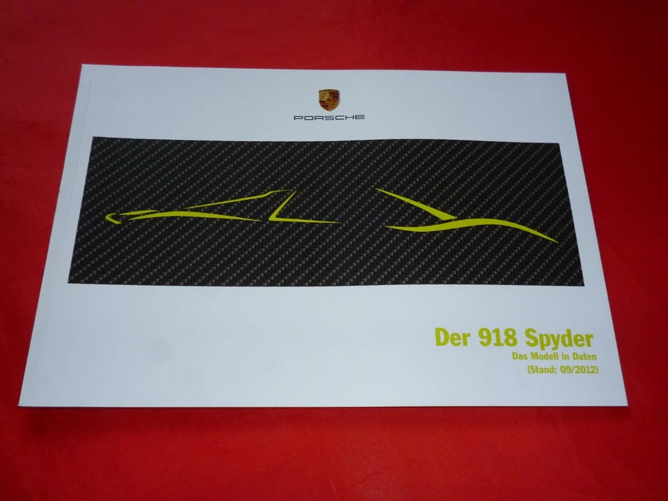 PORSCHE 918 Spyder lista de precios el modelo en datos lista de precios de 2012 Foto 1 de 1