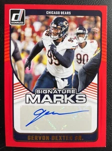 2024 Panini Donruss Football Signature Marks #SMA-GDE Gervon Dexter Sr. Auto #/5 - Picture 1 of 2
