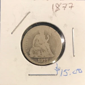 1877 Seated Dime G (DB1:100) - Picture 1 of 2