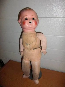 Alemania ~ Muñeca de composición antigua de 1920 18" marcada 136614 - Imagen 1 de 7