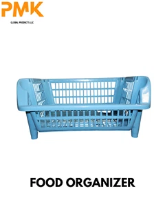Plastic Food Storage Basket Organizer – Stackable, Durable, Multi-Purpose Bin - Picture 1 of 4