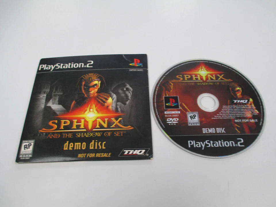 PlayStation 2 Sphinx and the Shadow of Set Demo Disc 2003 THQ SLUS-29057 PS2 - Image 1 of 1