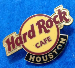 HOUSTON TEXAS RED LINE CIRCLE CLASSIC LOGO 4 LINES OVAL HOLO Hard Rock Cafe PIN - Picture 1 of 1