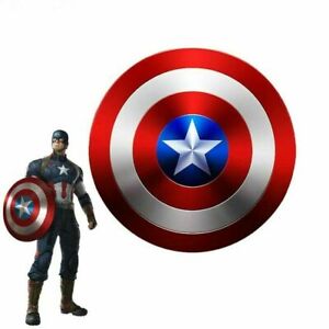 Capitán América Segunda Guerra Mundial Escudo película Los Vengadores la clave de Metal Retro Cadena Cosplay Brz