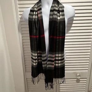 Cashmink Herren Schals. Farbe Schwarz 100% Acryl. Made in Germany. - Bild 1 von 4