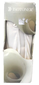 ISOTONER SPECIAL OCCASIONS WOMEN'S IVORY XL 9.5 - 10.5 HOUSE SLIPPERS FLATS NEW - Picture 1 of 2