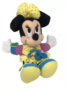 Disney Minnie Mouse Fanny Pack & Watch 13" Plush Doll Sensory Toy Stuffed Animal - Picture 1 of 7