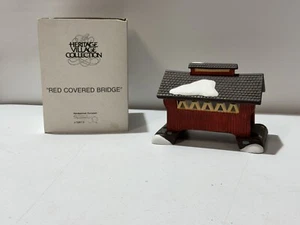 DEPT 56 RED COVERED BRIDGE HERITAGE VILLAGE COLLECTION BOXED 5987-0 DEPARTMENT - Picture 1 of 6