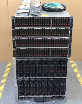 HP MSA 2040 10Gbit 67TB SSD/SAS SAN BLc7000 G3 16x BL460c Gen8 256-Core 1TB RAM - Image 1 of 2