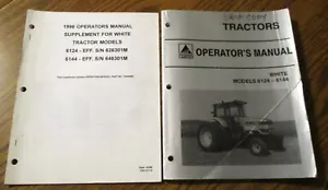 AGCO White 6144 & 6124 Tractor Operators Owners Manual 1994 Original 72505899 - Picture 1 of 8