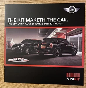 MINI JOHN COOPER WORKS MINI JCW KIT 2015 F56 BROCHURE. RARE. EXCELLENT COND. - Picture 1 of 7