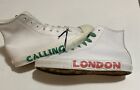 RARE:THE CLASH X CONVERSE CHUCK TAYLOR LONDON CALLING Leather Men's size 8.5 NEW