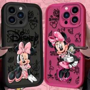 Disney Minnie Mouse Cartoon Phone Case for iPhone 16 15 14 13 12 11 Plus Pro Max - Picture 1 of 18