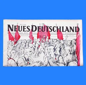 DDR Neues Deutschland August 1950 Geburtstag Hochzeit 74. 75. 76. 77. 78. 79 SED - Bild 1 von 1
