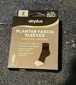 * AirPlus Brand * - 2 Sleeves Value Pack Plantar Fascia Sleeves Torn Box - Picture 1 of 2