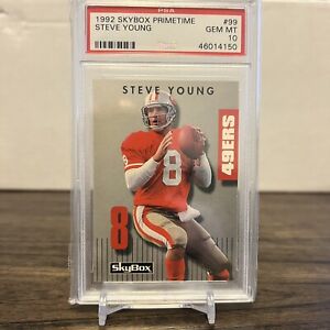 1992 SkyBox Primetime Steve Young #099 PSA 10 - POP 2 - 49ers