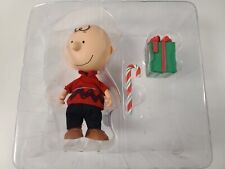 2010 Peanuts 7'' CHARLIE BROWN Deluxe Poseable Figure Holiday Forever New Loose