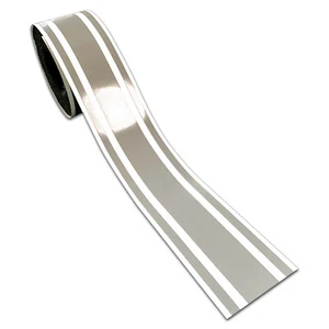 2" Med Grey Glossy Vinyl Racing Stripes Decal Trailer Boat Windows Pinstripes - Picture 1 of 2