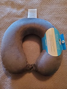 American Tourister GREY Memory Foam Travel Neck Pillow (Brand New with Tags)