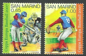 San Marino # 1722 - 1723 MNH PO Fresh Baseball Complete Set ('25 SCV $4) - Picture 1 of 1