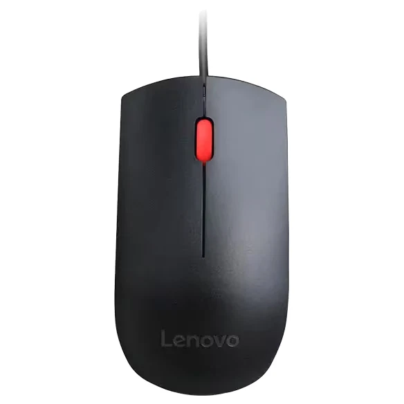 LENOVO MOJUUO  USB Optical Mouse Black 1600-DPI - Image 1 of 1