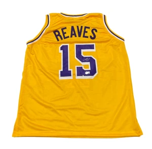 Austin Reaves Signed Los Angeles Lakers Custom Yellow Jersey Beckett W BAS COA - Picture 1 of 3