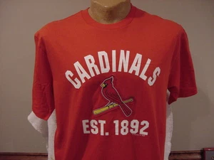 SWEET St. Louis Cardinals Men's Sz Lg Red Majestic Cotton T-Shirt #17, NEW&NICE! - Picture 1 of 1