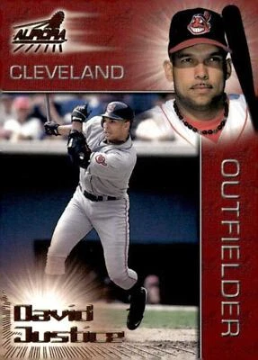 1998 Pacific Aurora #30 David Justice Cleveland Indians - Image 1 of 2
