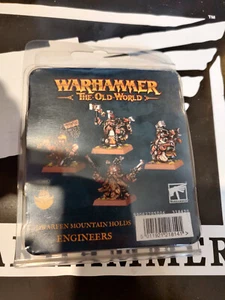 Warhammer Old World AOS Dwarfen Mountain Holds Engineers x4 - Picture 1 of 2